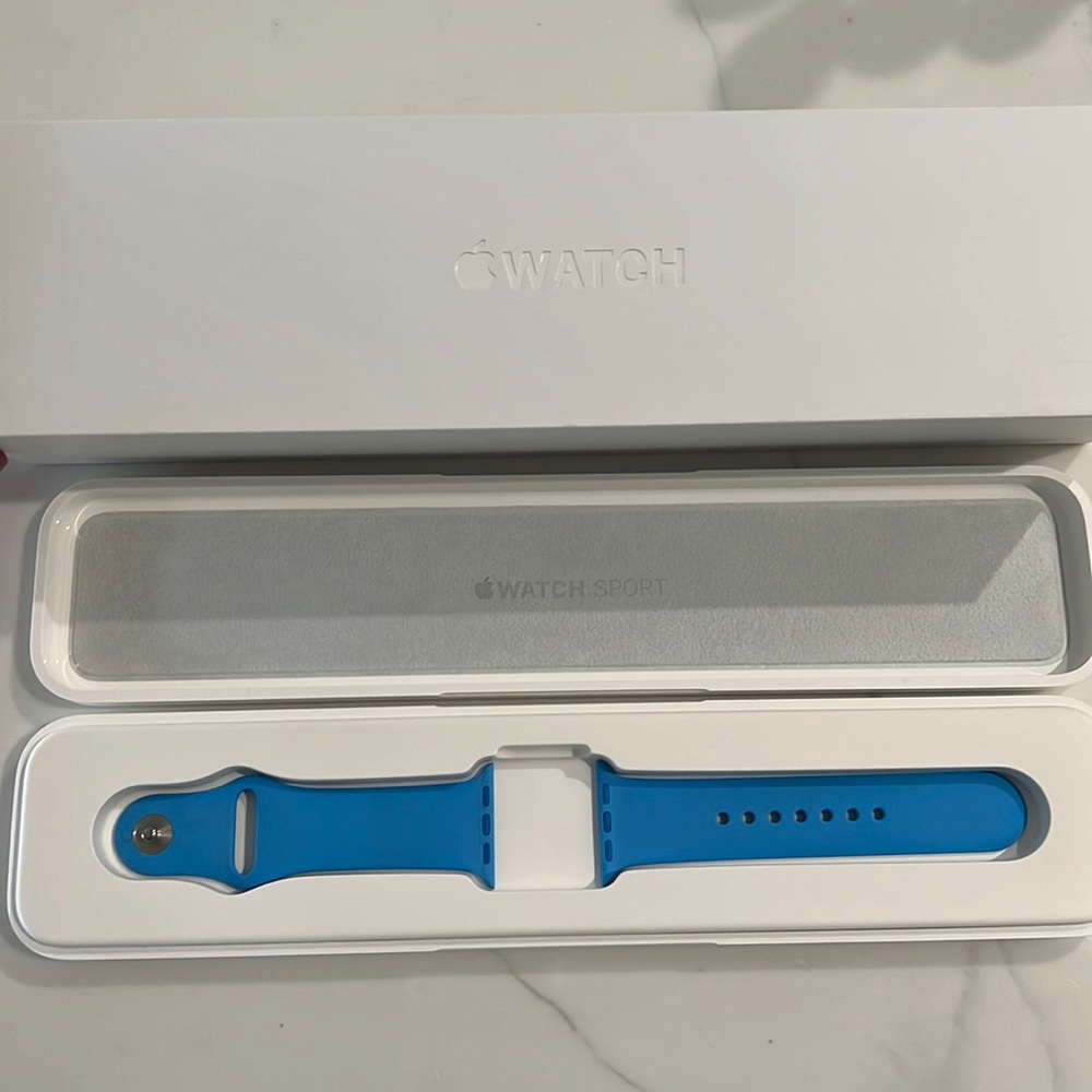 Blue sport band for apple iwatch